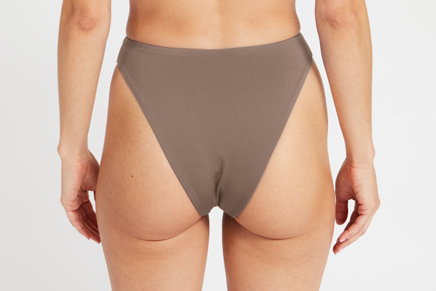 Bottom – high leg, brown – Back
