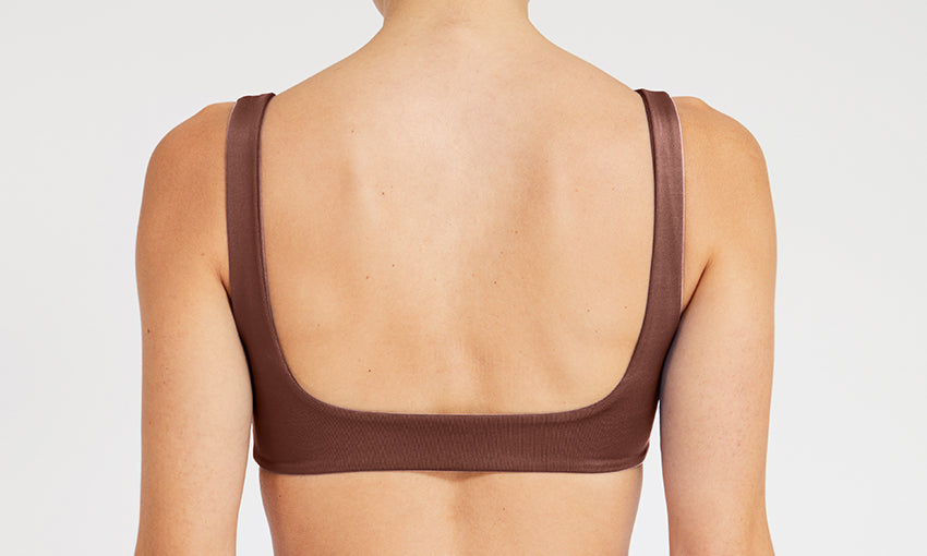 TOP – sporty, coffee – Back