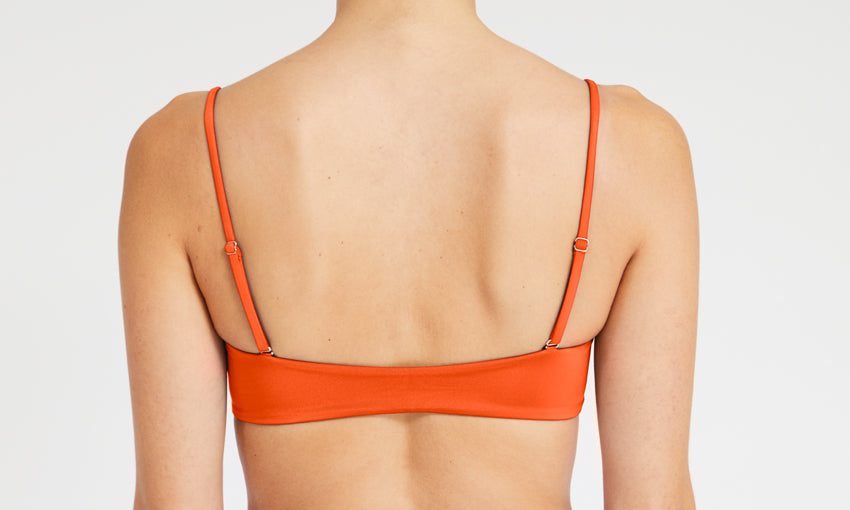 TOP – bandeau, orange – Back