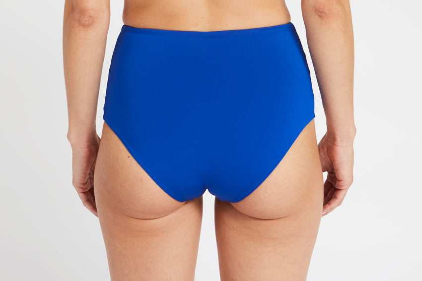 Bottom – low leg, cobalt – Back