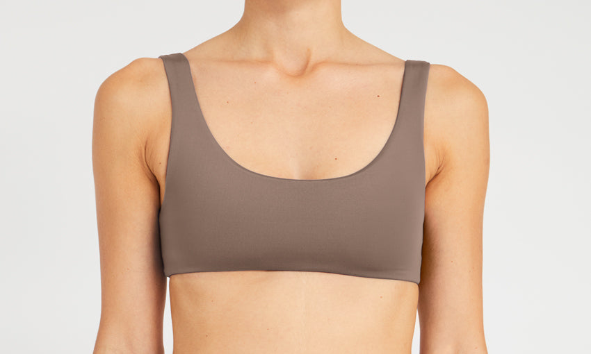 TOP – sporty, brown – Front