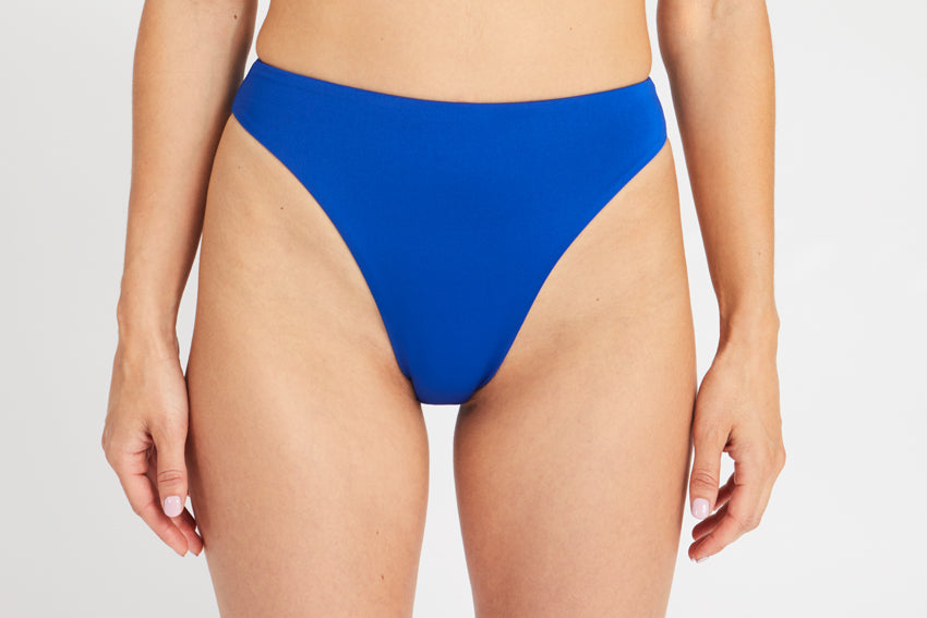 Bottom – high leg, cobalt – Front
