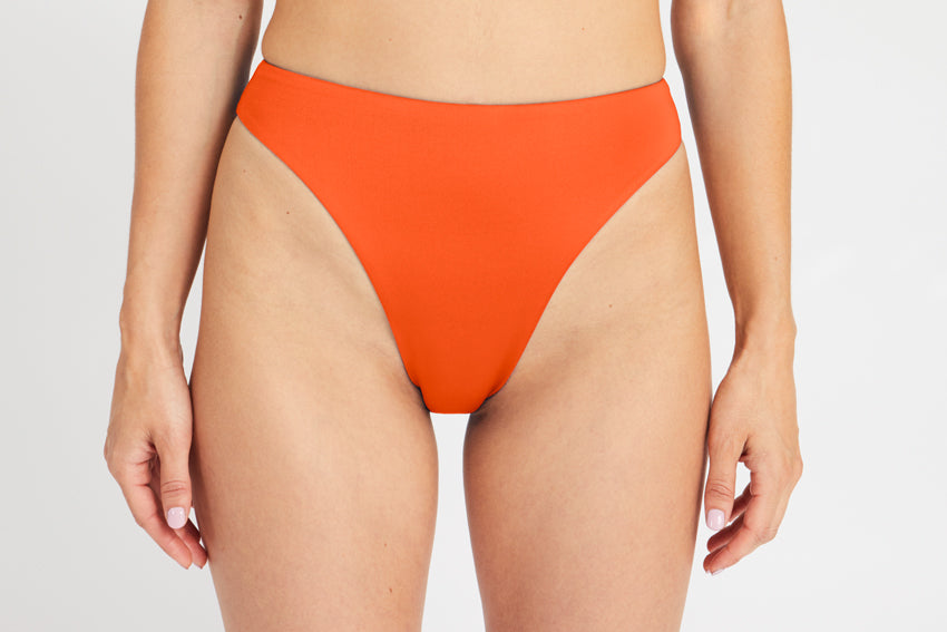 Bottom – high leg, orange – Front