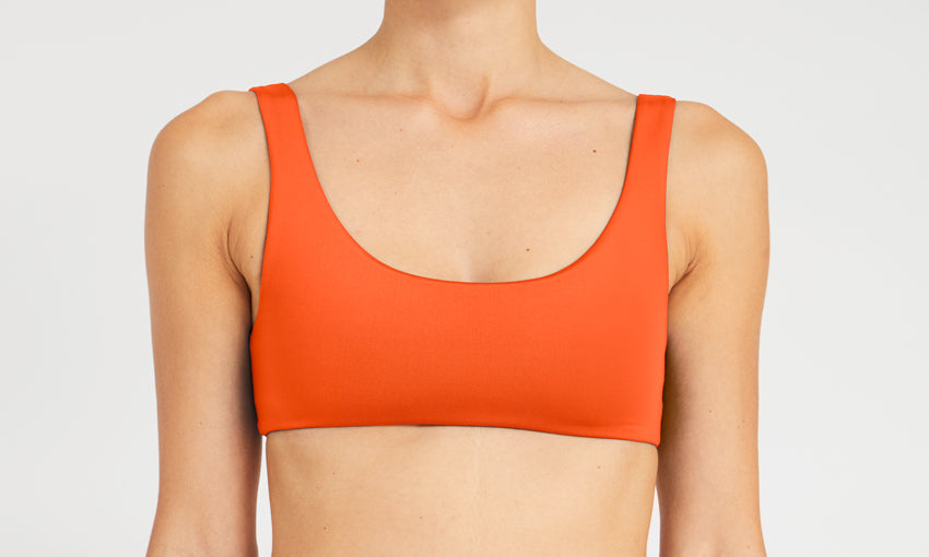 TOP – sporty, orange – Front