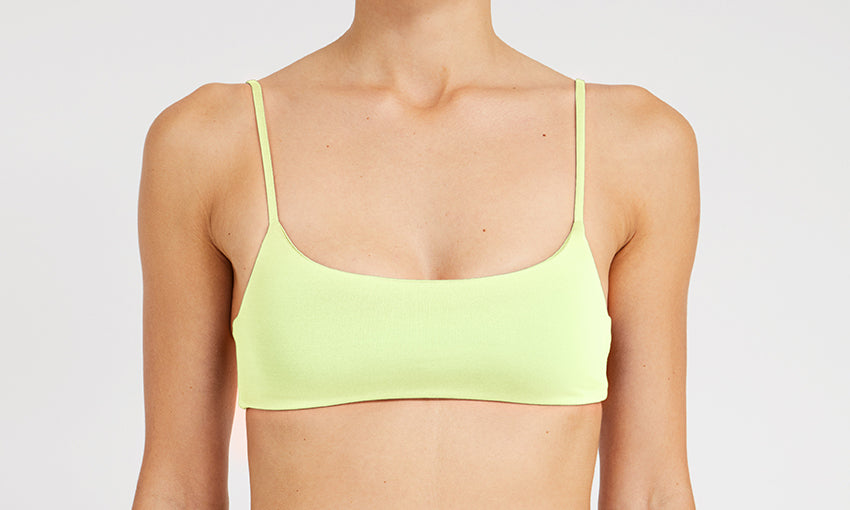 TOP – oval, lime – Front