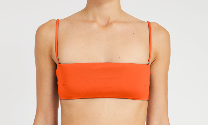 TOP – bandeau, orange – Front