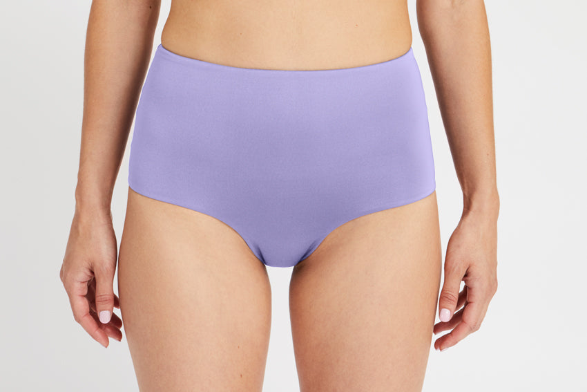 Bottom – low leg, lavender – Front
