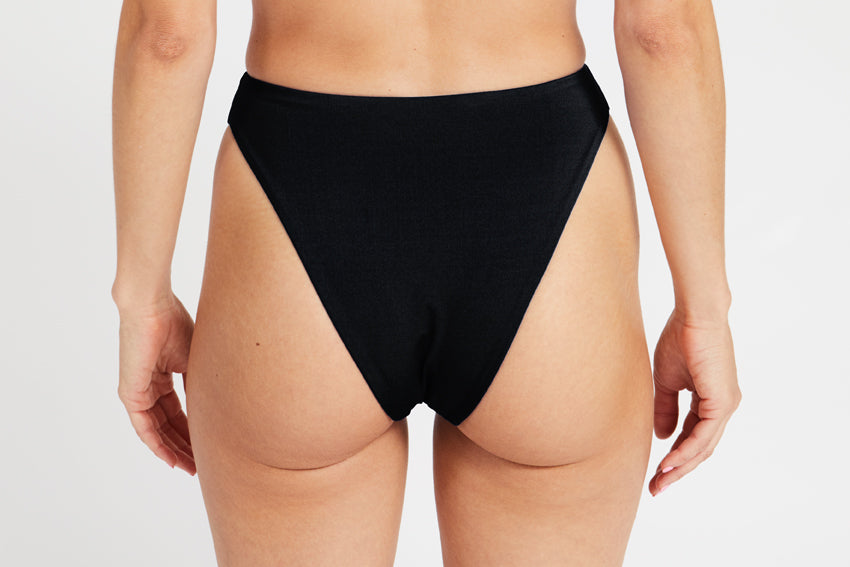 Bottom – high leg, black – Back
