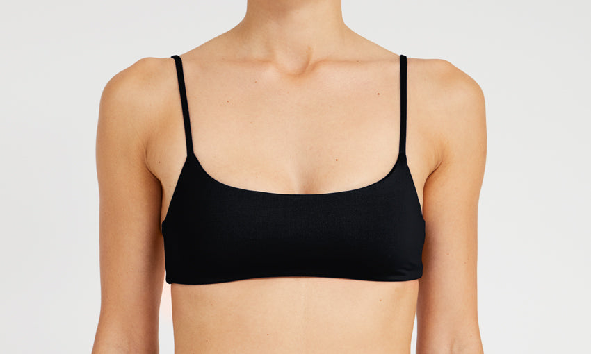 TOP – oval, black – Front