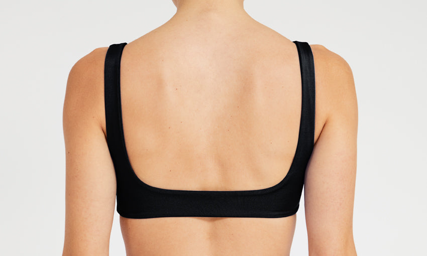 TOP – sporty, black – Back