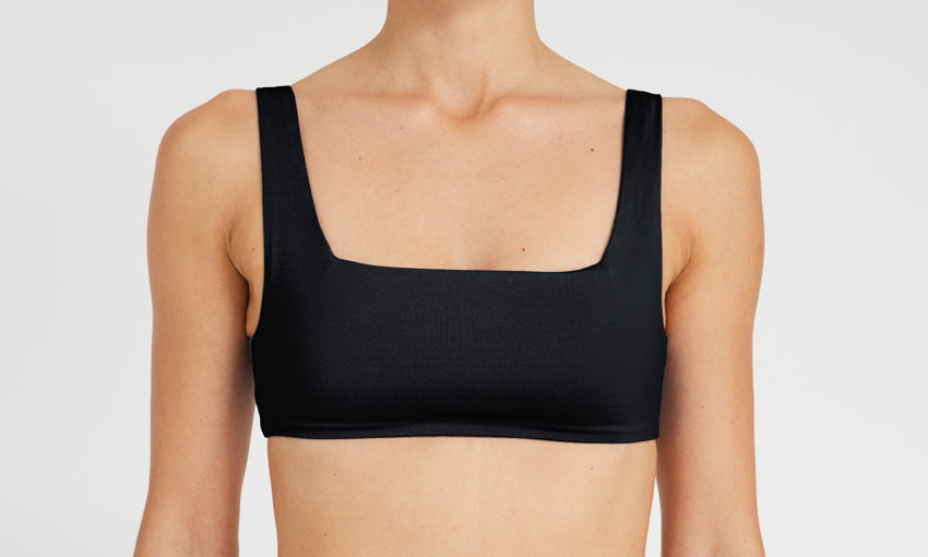 TOP – square, black – Front