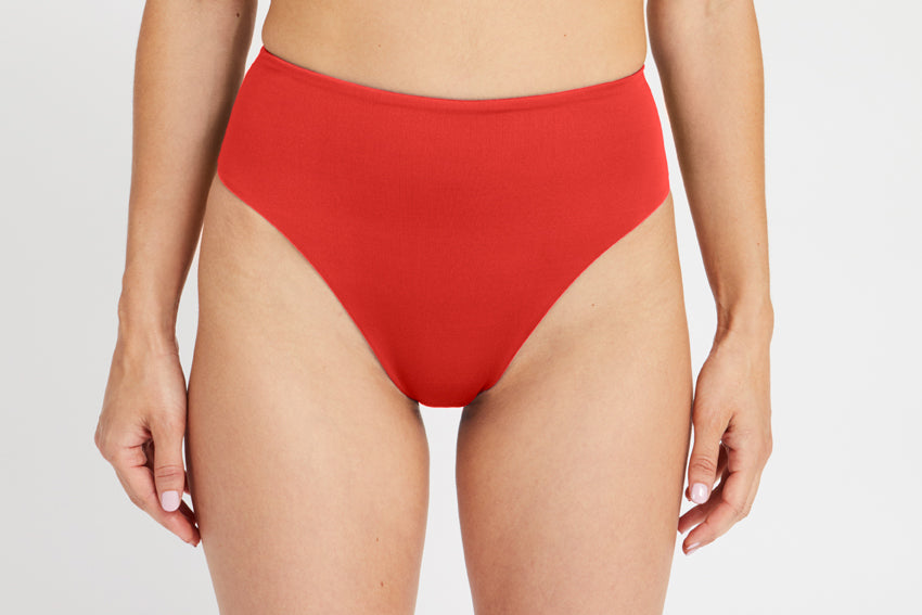 Bottom – medium leg, red – Front